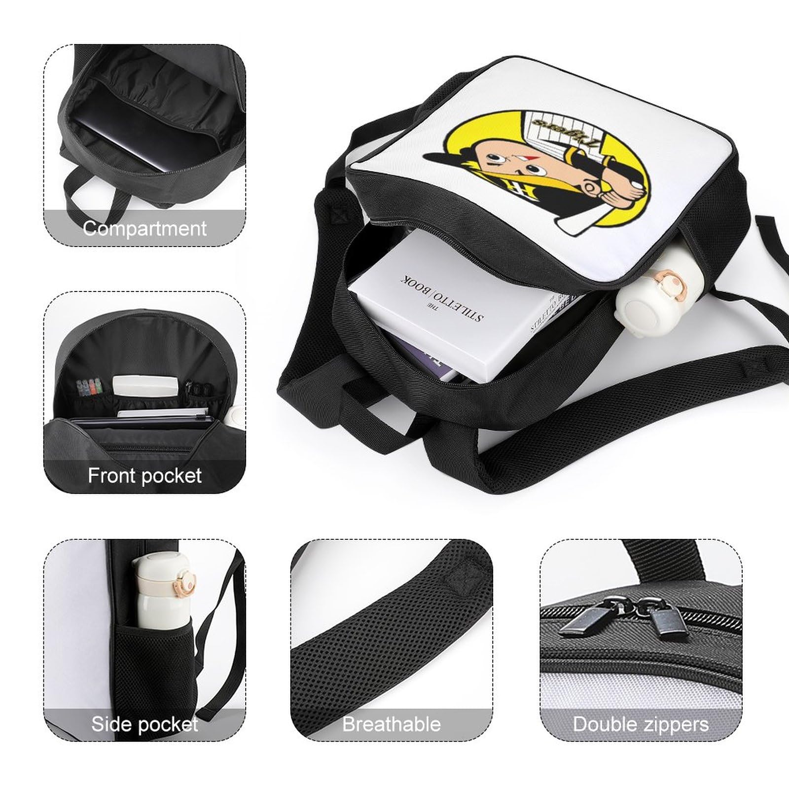 阪神タイガース バックパック 透明ポケット付き Amazon.co.jp: 阪神タイガース カープ坊やリュック デイパック